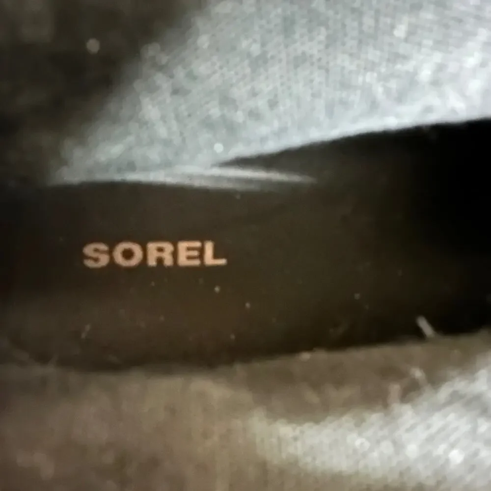 Sorel Out N About Plus Waterproof Boots W 9.5 Black Suede Waterproof Winter Mid - Picture 7 of 8